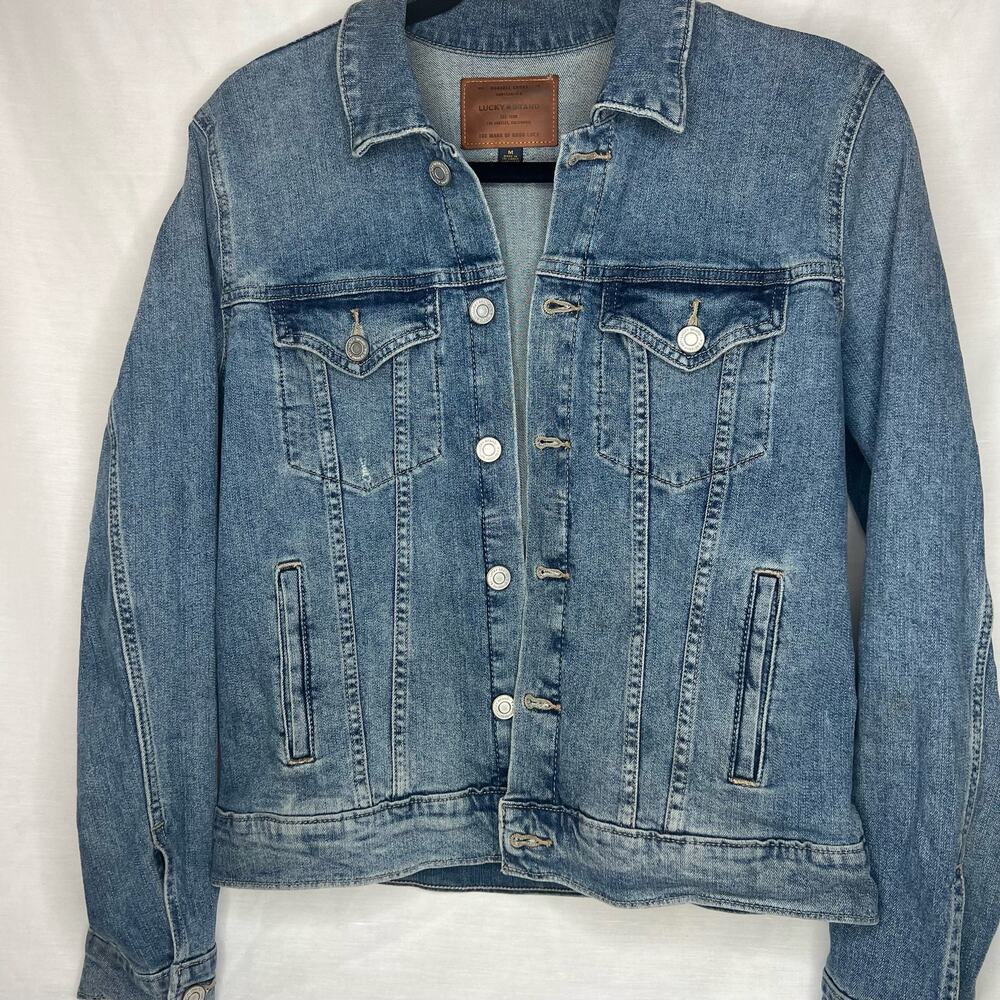 Lucky brand jean jacket (tomboy trucker) denim medium